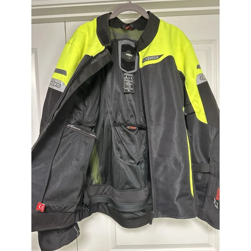 Alpinestars, Leonis Drystar Air Jacket, Black &‎ Yellow, Size XL